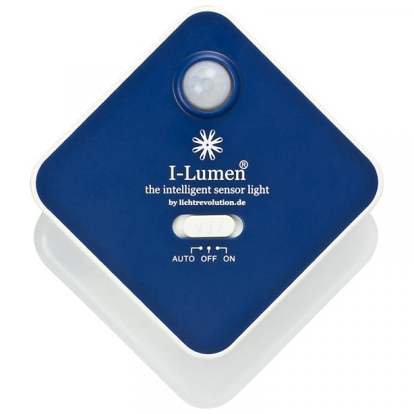 LED Nachtlicht blau Bewegungssensor 230V Steckdose auch Dauerlicht Schlummerlicht EEK: A++-A